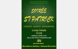 Soirée Saint Patrick Amanvillers