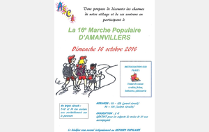 Marche populaire ASCL Amanvillers 16 Octobre 2016