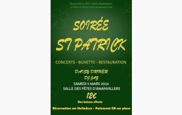 Soirée Saint Patrick Amanvillers